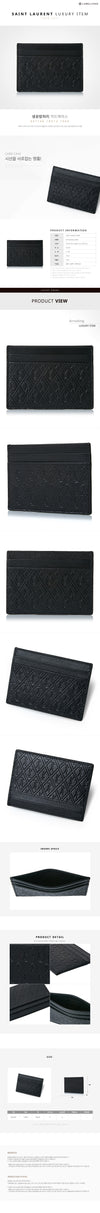 SAINT LAURENT Wallet 647148 18G1Z 1000 75827470 [P]