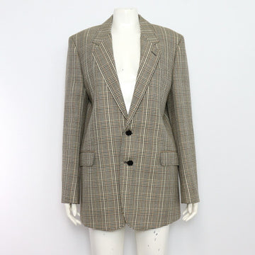 Celine Houndstooth Check Double Breasted Wool Women's Jacket 2V47D038N 152898515 [P]
