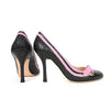 DSQUARED2 6504 BLACK Pumps mit lila Innenfutter 162545206 [P]