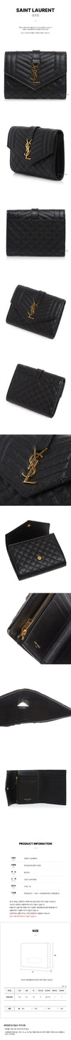 SAINT LAURENT Monogram Kompakt-Geldbörse für Damen BOW91 1000 127067487 [P]