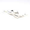CHANEL White Lettering Hair Scrunchie Women's Headband AA8926 152900407 [P]