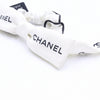 CHANEL White Lettering Hair Scrunchie Women's Headband AA8926 152900407 [P]