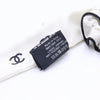 CHANEL White Lettering Hair Scrunchie Women's Headband AA8926 152900407 [P]