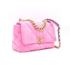 CHANEL デニム スモール フラップバッグ トートバッグ 兼 ショルダーバッグ クロスバッグ 19金付き 152894270 [P]