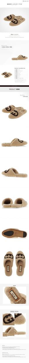 GUCCI Interlocking G Wollslipper für Herren 658797 D0L00 9547 58128356 [P]
