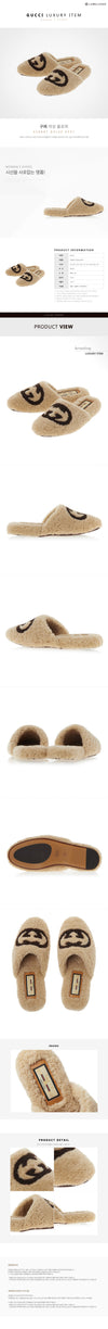 GUCCI Frauen Interlocking G Wolle Slide 658897 D0L00 9547 58127865 [P]