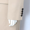GIVENCHY ベージュダブルトリコチン女性ロングコート aa37240 152898375 [P]