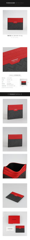 Salvatore Ferragamo Monogram Print Card Case 66 1583 0780322 147444985 [P]