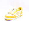 LOUIS VUITTON モノグラムデニムイエローベルクロストラップトレーナー男性スニーカー 1A9ZD7 152897898 [P]