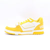 LOUIS VUITTON モノグラムデニムイエローベルクロストラップトレーナー男性スニーカー 1A9ZD7 152897898 [P]