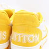 LOUIS VUITTON モノグラムデニムイエローベルクロストラップトレーナー男性スニーカー 1A9ZD7 152897898 [P]