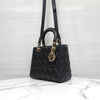 Dior Lady Medium Bag Black Cannage M0565ONGE 10402 5317583 [P]