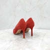 LOUIS VUITTON Suede High Heels in Rot 37.5 163157680 [P]