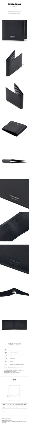 SALVATORE FERRAGAMO Klassische Geldbörse für Herren mit Logo 152837381 [P]