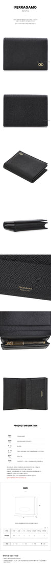 SALVATORE FERRAGAMO NERO カードホルダー 141617966 [P]