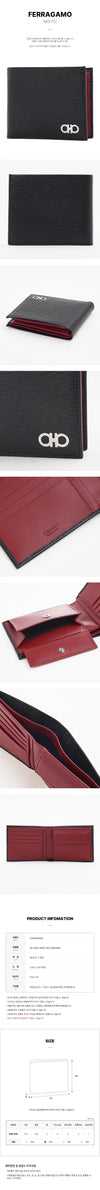 Salvatore Ferragamo Men's Gancini Bi-Fold Wallet 152837382 [P]