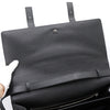 Gucci Black Leather Silver Tone Logo Medium Buckle Men's Briefcase Tote Bag and Shoulder Bag 794911 152892903 [P]