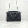 SAINT LAURENT エンベロープキルティングレザー チェーンショルダーバッグミディアム 600185 9670 163155976 [P]