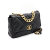 CHANEL ブラックラージフラップチェーンショルダーバッグ AS1161 19 152892817 [P]