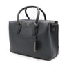MCM Dark Grey Leather Mila Women's Tote Bag aa47445 152892877 [P]