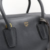 MCM Dark Grey Leather Mila Women's Tote Bag aa47445 152892877 [P]