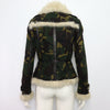BURBERRY 3982634 Camo Baumwolle Leder Shearling Damenjacke aa47772 152898241 [P]