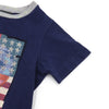 FENDI Navy Flag Pattern Kinder Baby T-Shirt 152564699 [P]