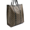 Burberry TB Canvas Gold Studded Tote Bag 8025067 152892677 [P]