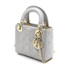 DIOR Lady Mini Tote Bag mit Ketten Schultertasche in Grau 48521 152889407 [P]
