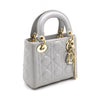 DIOR Lady Mini Tote Bag mit Ketten Schultertasche in Grau 48521 152889407 [P]