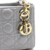 DIOR Lady Mini Tote Bag mit Ketten Schultertasche in Grau 48521 152889407 [P]