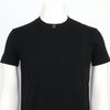 GIVENCHY ブラックコットンミニ刺繍ロゴ男女共用半袖Tシャツ BA70033YM3 152898654 [P]