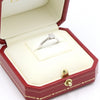 CARTIER Platin 1895 Solitär 0,30 Karat Diamant Ehering - Größe 8 aa49834 152895645 [P]