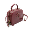 CHANEL Koch Tasche aus Burgunder-Pythonleder mit Kettenriemen A93463 152889282 [P]