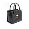 VALENTINO ブラックレザー ワンスタッド スモール トートバッグ 兼 ショルダーバッグ クロスバッグ aa51172 152889106 [P]