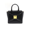 VALENTINO ブラックレザー ワンスタッド スモール トートバッグ 兼 ショルダーバッグ クロスバッグ aa51172 152889106 [P]