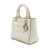 DIOR ホワイト レディース ミディアム トートバッグ 兼 ショルダーバッグ aa52411 152888912 [P]