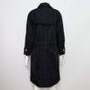 Escada Navy Nylon Women's Trench Coat with Gold Buttons aa52358 152898201 [P]