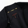 Escada Navy Nylon Women's Trench Coat with Gold Buttons aa52358 152898201 [P]