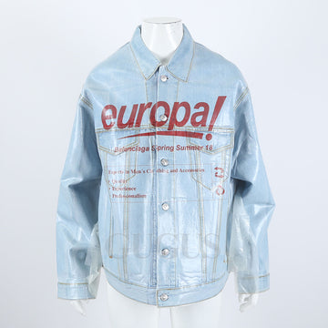 Balenciaga Coated Denim Jacket 124269 [P]