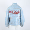 Balenciaga Coated Denim Jacket 124269 [P]