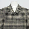 Thom Browne Gray Wool Over Check Pattern Men's Coat MOC005A 152318469 [P]