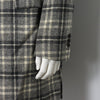 Thom Browne Gray Wool Over Check Pattern Men's Coat MOC005A 152318469 [P]