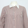 CELINE Damen-Shirt mit rotem Streifen-Logo-Stickerei 588191N 152318081 [P]
