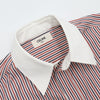 CELINE Damen-Shirt mit rotem Streifen-Logo-Stickerei 588191N 152318081 [P]