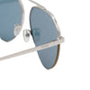 FENDI Shiny Silver FF-Logo Aviator Sonnenbrille 40061U 152318599 [P]