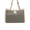 GUCCI 479197 GG スプリーム ホワイトトリミング パドロック ラージ ゴールドチェーン ショルダーバッグ aa56579 152315832 [P]