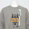 HERMES SCUB H Herren Sweatshirt grau H357810HA 152318356 [P]