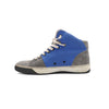 Lanvin Blue Gray Suede High-Top Men's Sneakers 57642 152317569 [P]