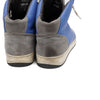 Lanvin Blue Gray Suede High-Top Men's Sneakers 57642 152317569 [P]